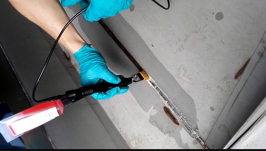 不锈钢焊道处理机清洗MIG焊清洗设备(图1)